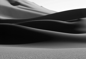 deserto bianco e nero